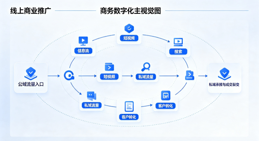 东昌府区线上商业推广怎么做？全域流量闭环搭建与低成本转化实战指南